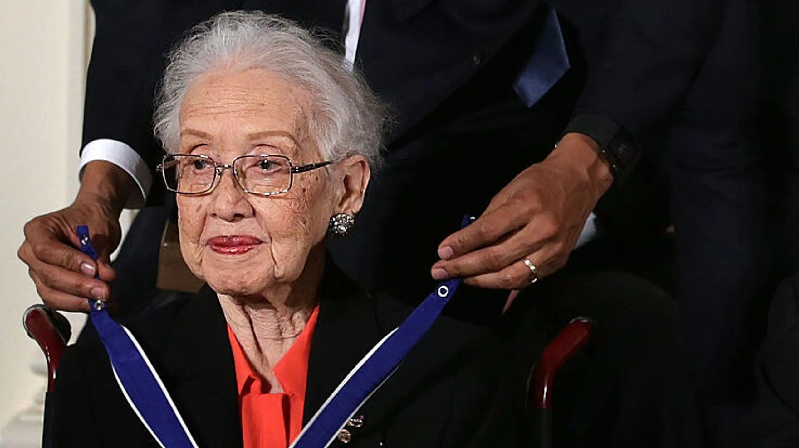 Barack Obama verleiht Katherine Johnson die "Presidential Medal of Freedom"