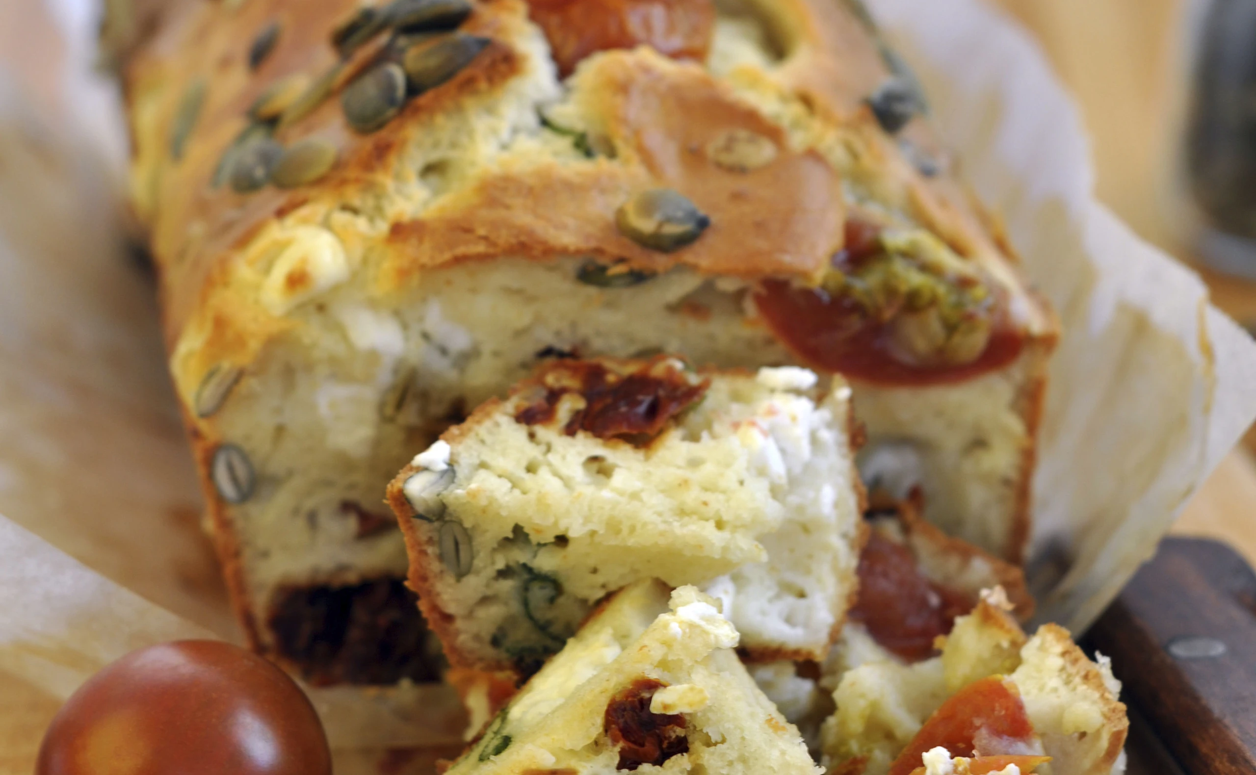 tomaten schafkäse brot