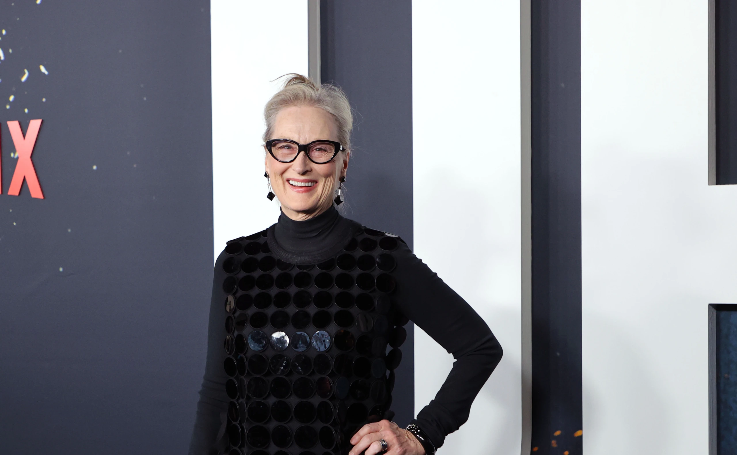 Meryl Streep bei einer Netflix-Filmpremiere