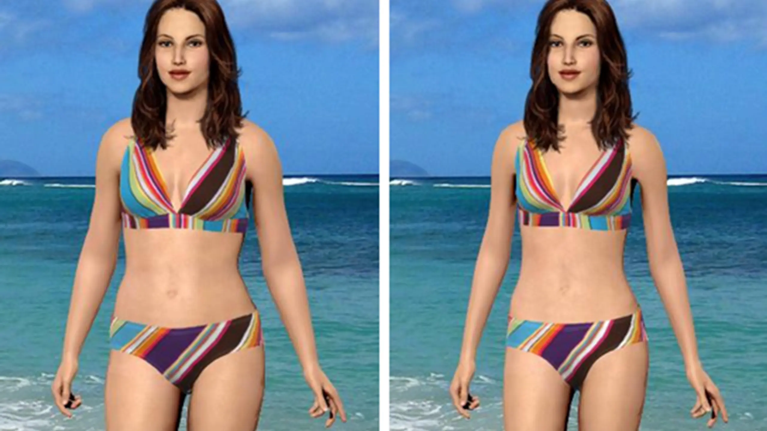 Wie sehe ich mit 10 Kilo weniger aus? Die Traumfigur als 3D-Simulation