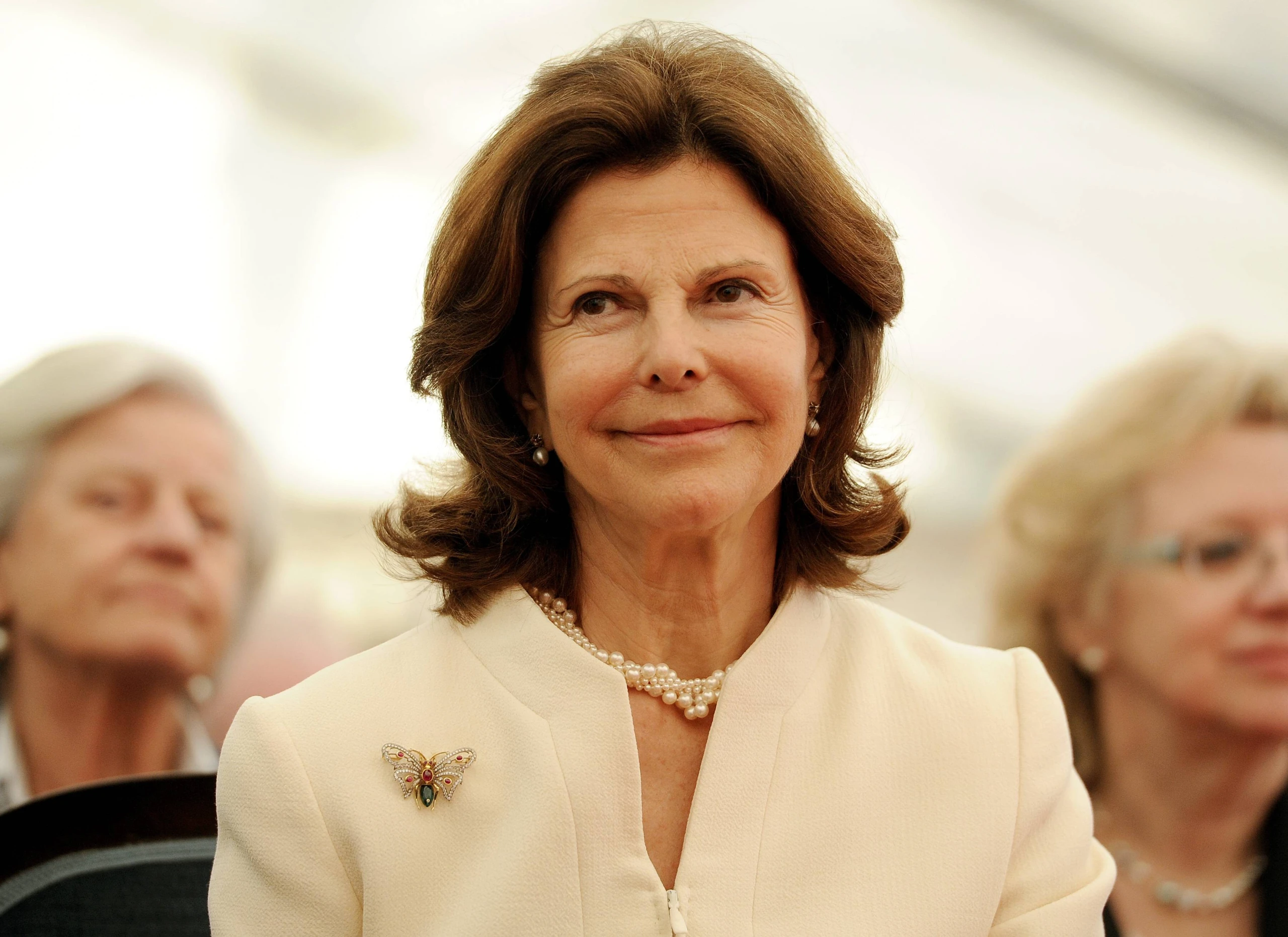 Silvia Renate, Königin von Schweden zu besuch in Deutschland zu Eröffnung der Begegnungsstätte 2012