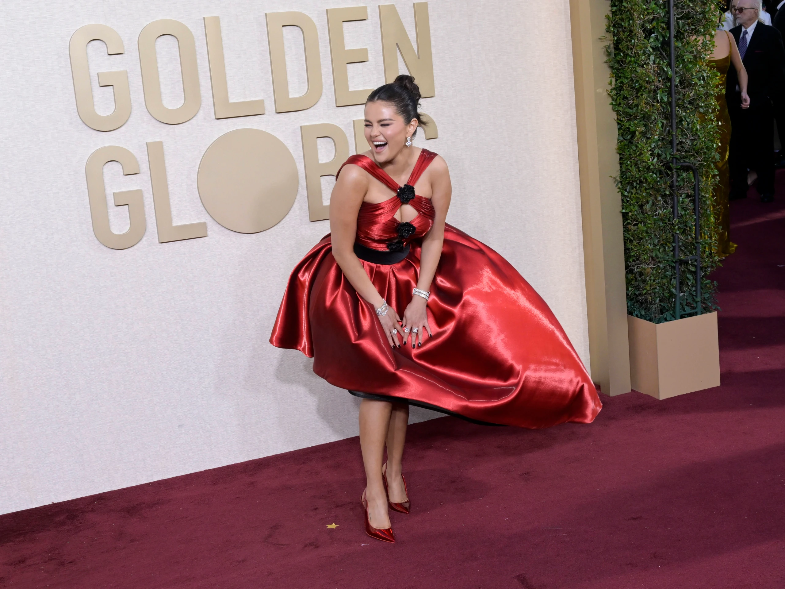 Selena Gomez bei den Globes, 07.01.2024