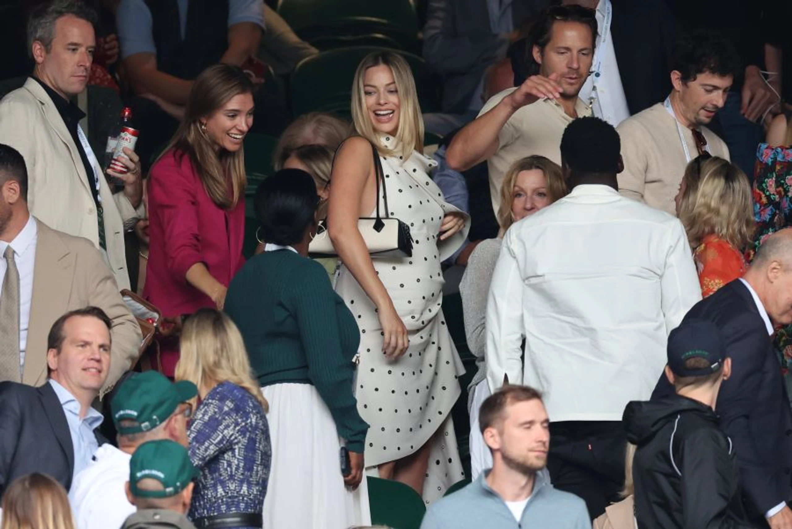 Polka Dots Kleider als Trend in Wimbledon