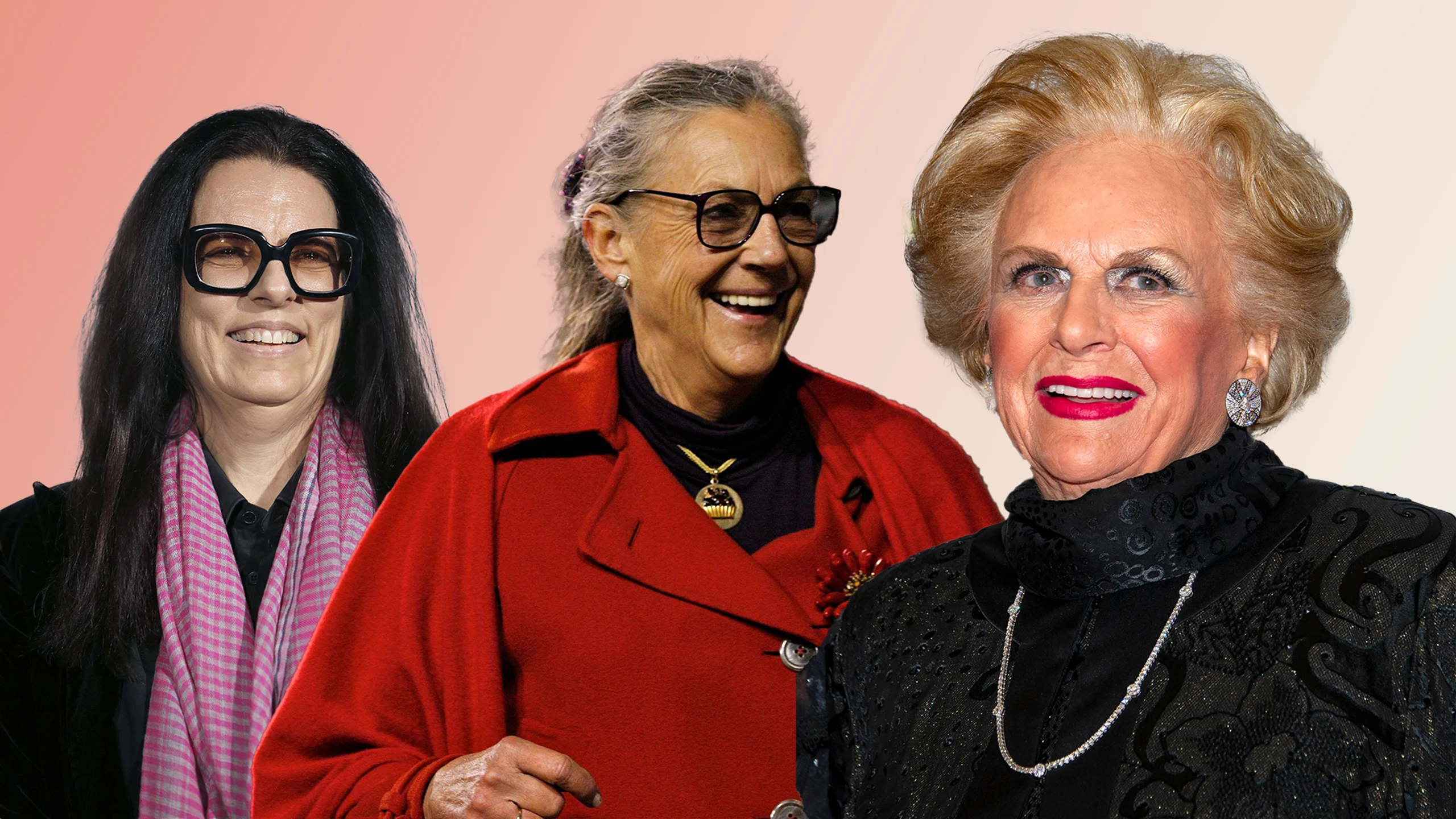 Françoise Bettencourt Meyers, Alice Walton & Jacqueline Mars (v.l.n.r.)