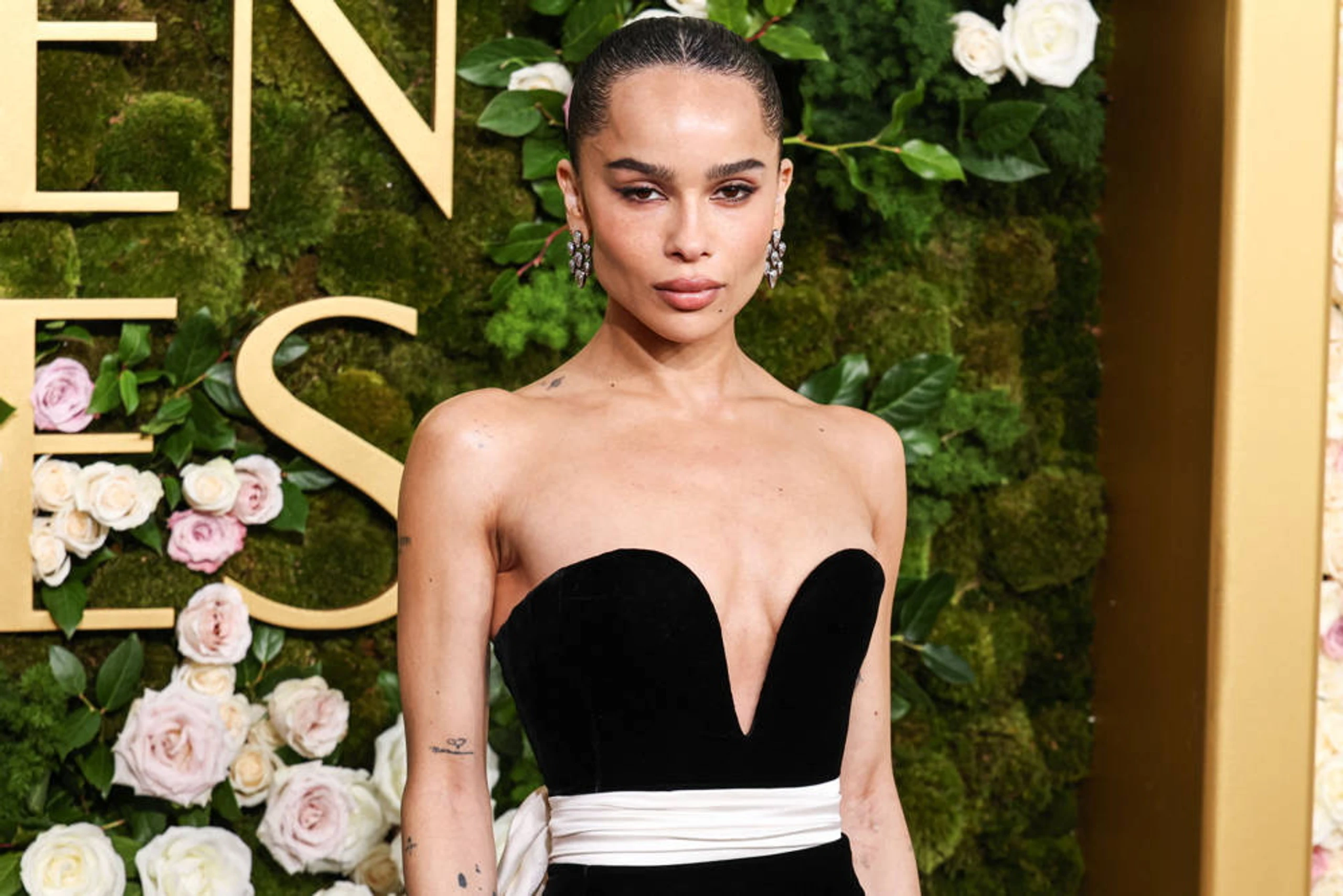 Zoe Kravitz am Red Carpet der Golden Globes