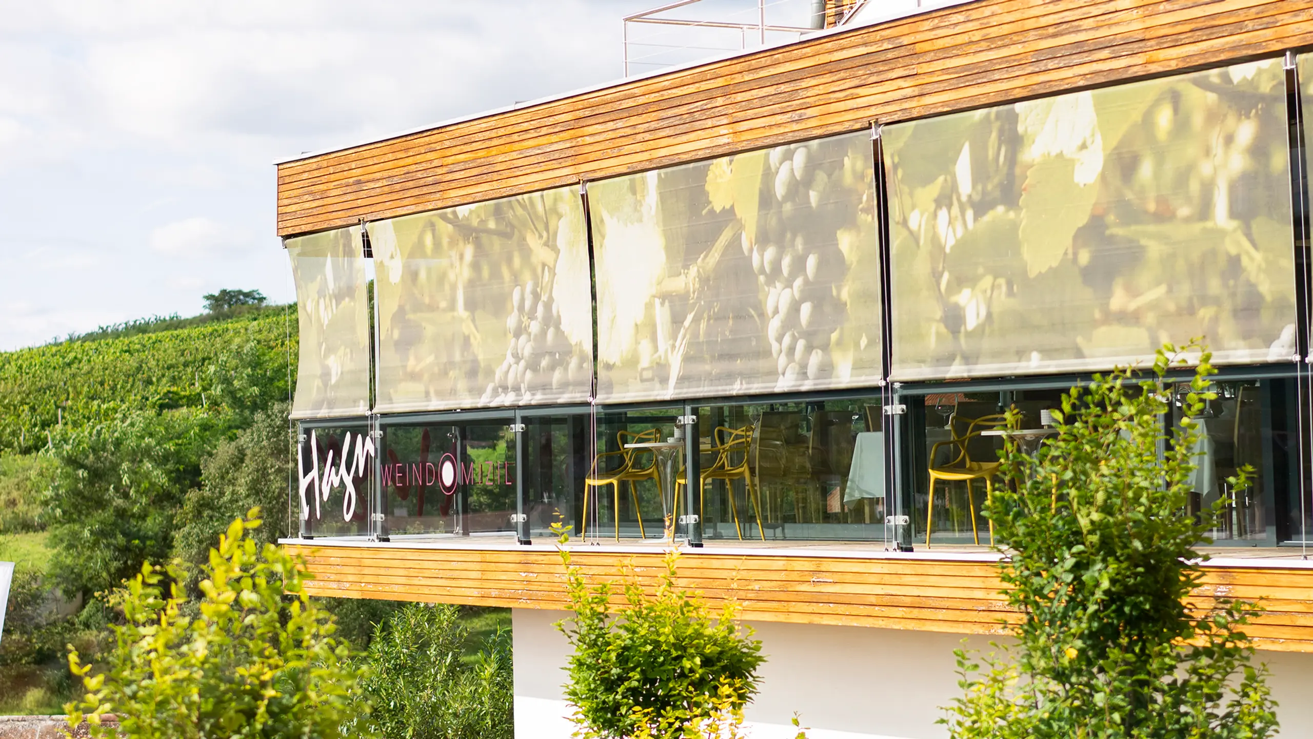 Das Weindomizil des Weingut Hagn von außen