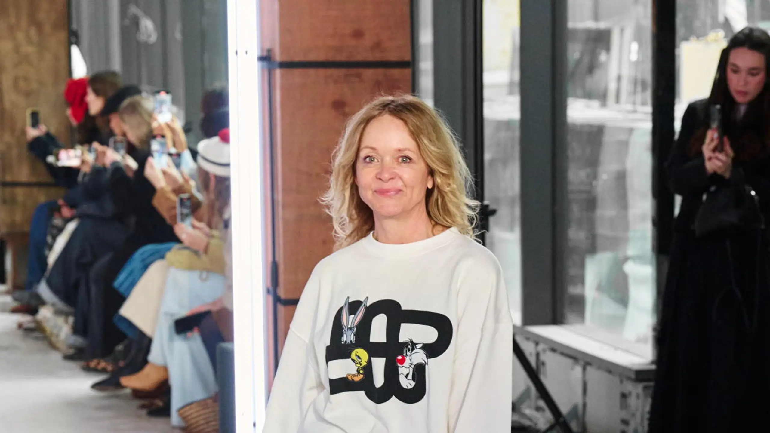 Naja Munthe am Catwalk